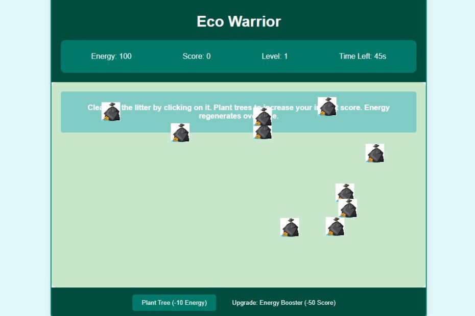 eco warrior game